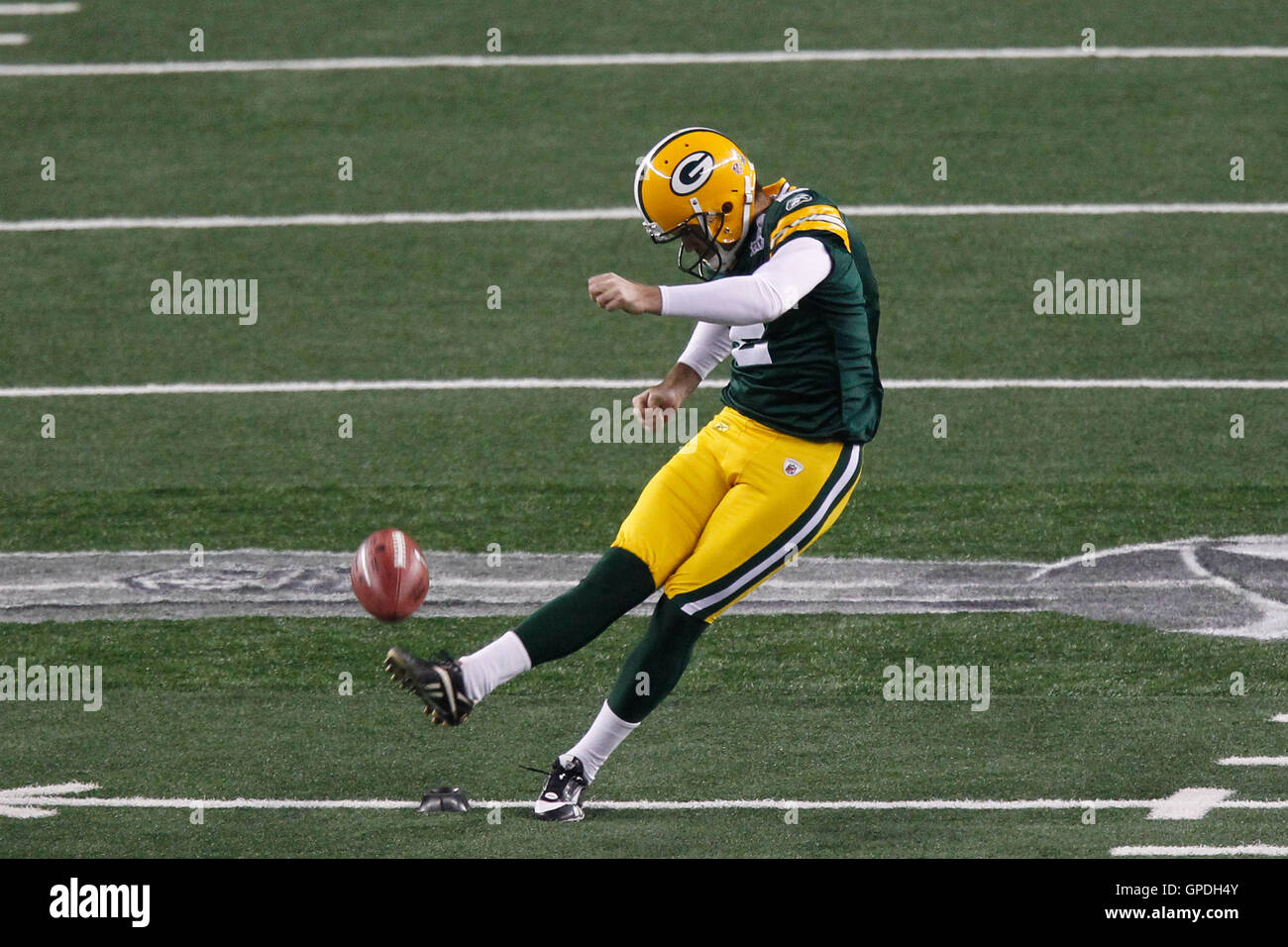 Green bay packers kicker mason crosby hires stock photography and