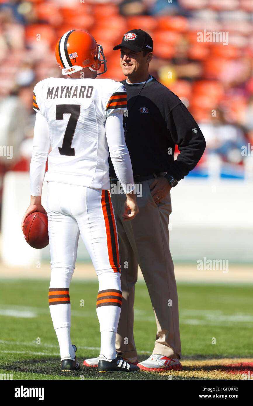 Oct 30, 2011; San Francisco, CA, USA; San Francisco 49ers head coach ...