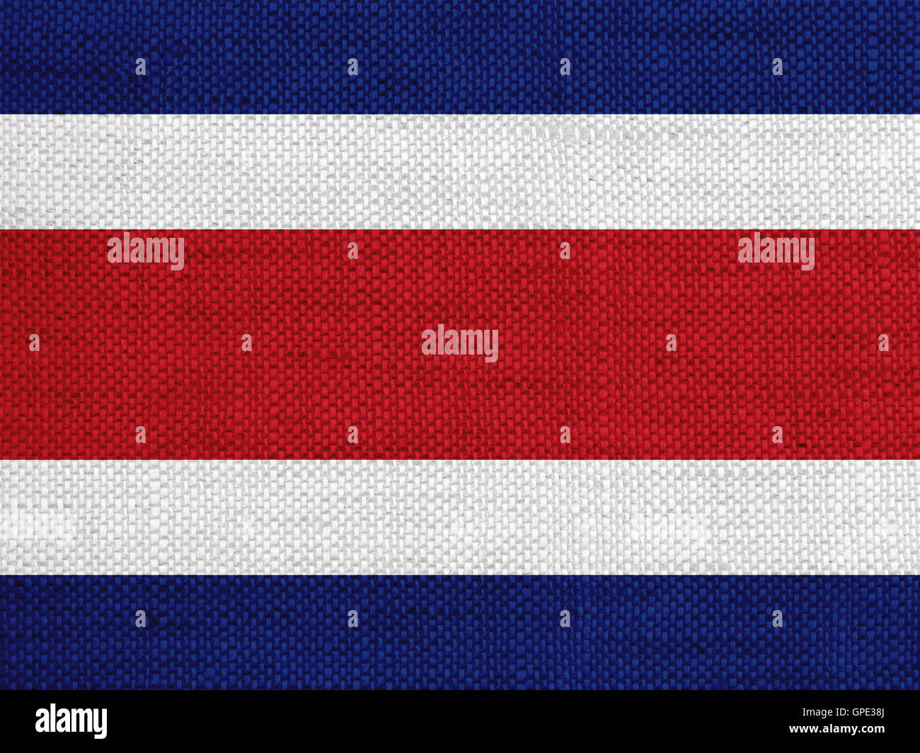 Flag on old linen Stock Photo - Alamy