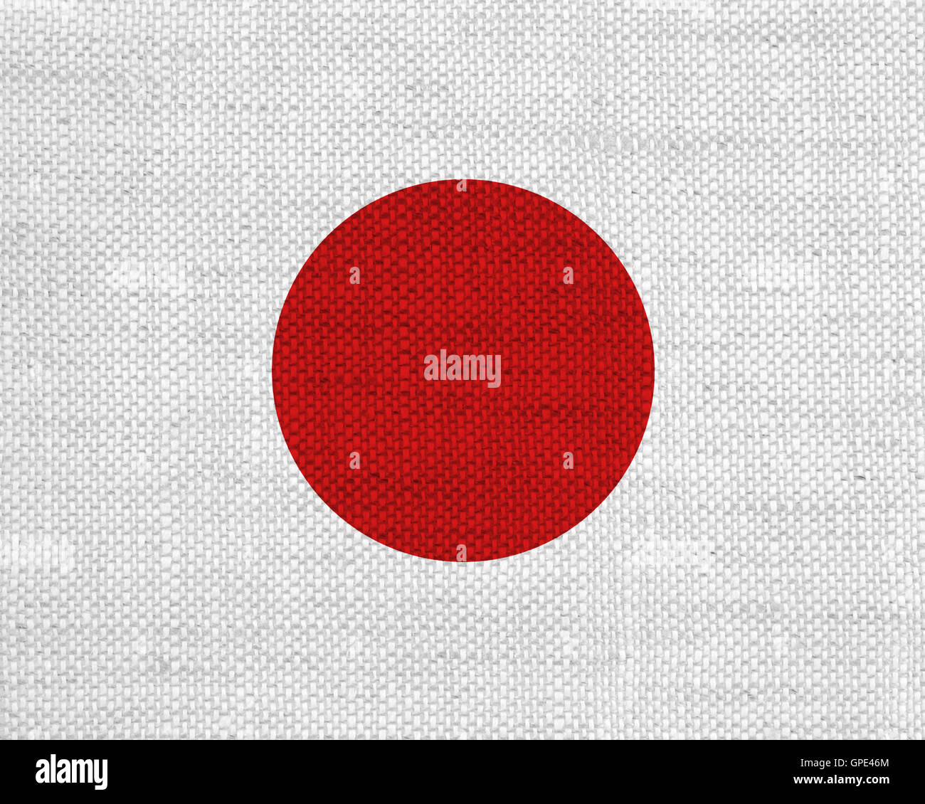 Flag on old linen Stock Photo - Alamy