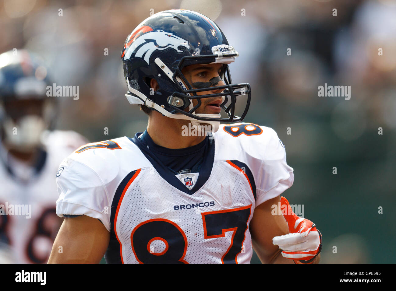 Nov 6, 2011; Oakland, CA, USA; Denver Broncos wide receiver Eric Decker