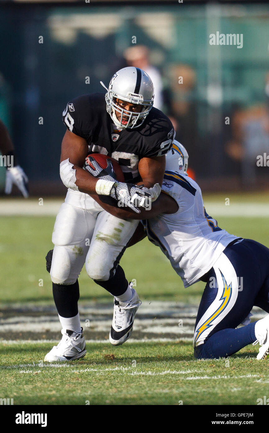 Jan 1, 2012; Oakland, CA, USA; Oakland Raiders running back Michael ...