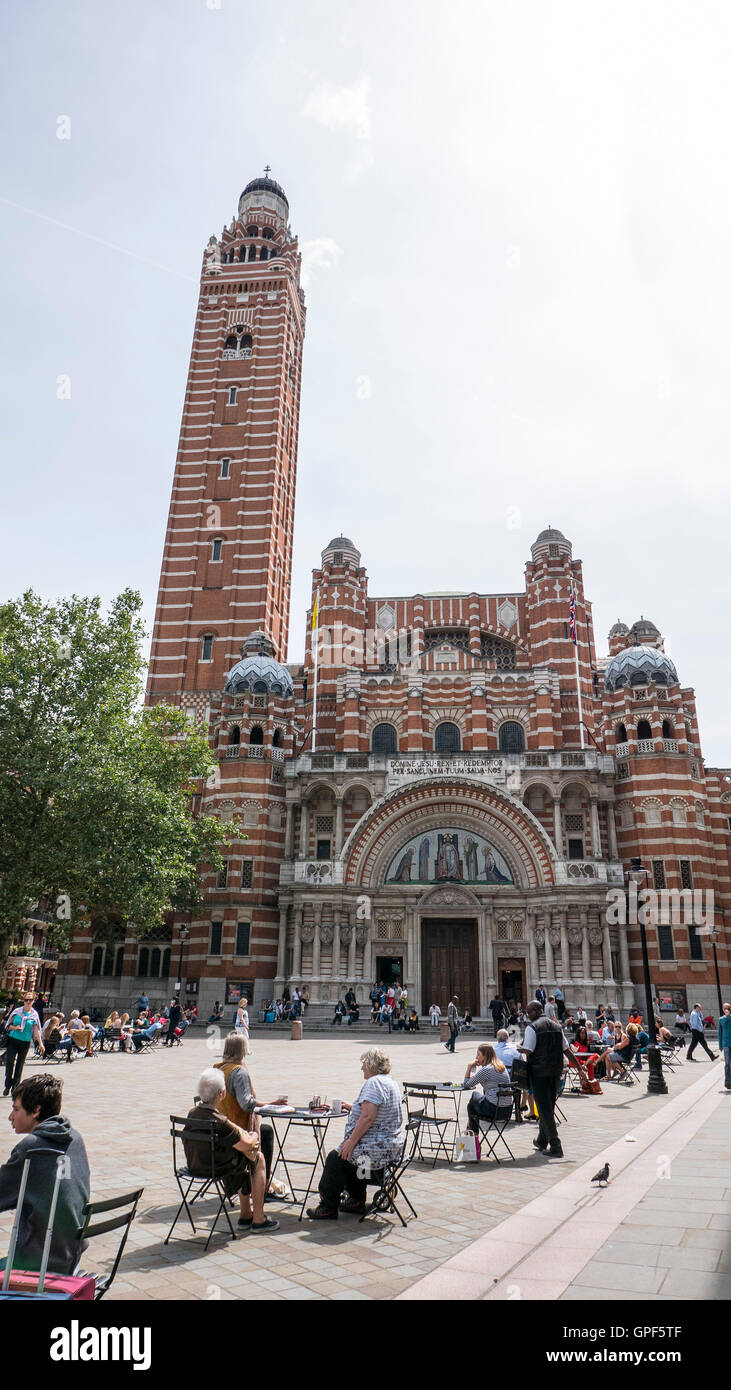 Westminster Cathedral Victoria Street  London Stock Photo