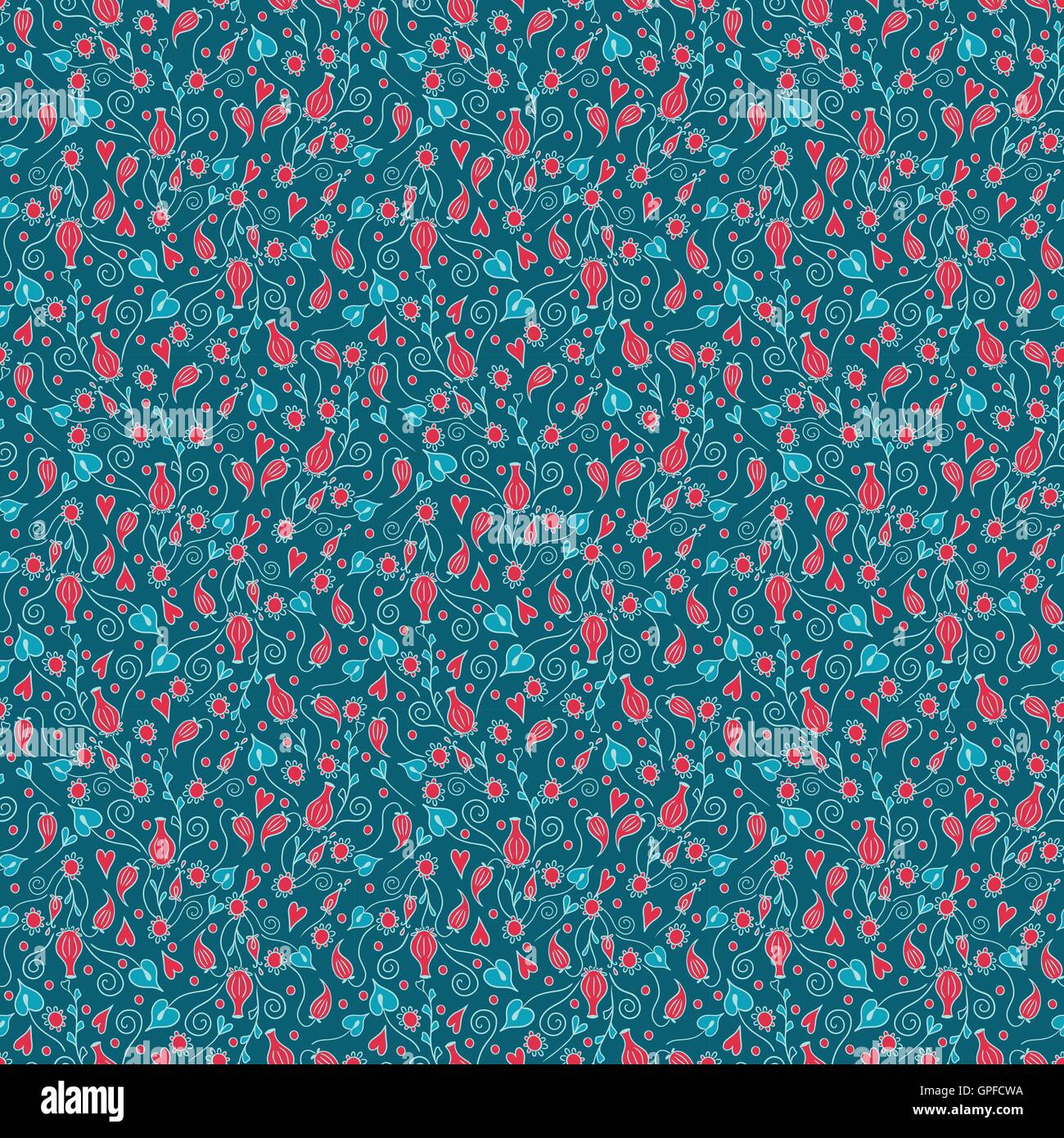 Abstract flower pattern Stock Vector Images - Alamy