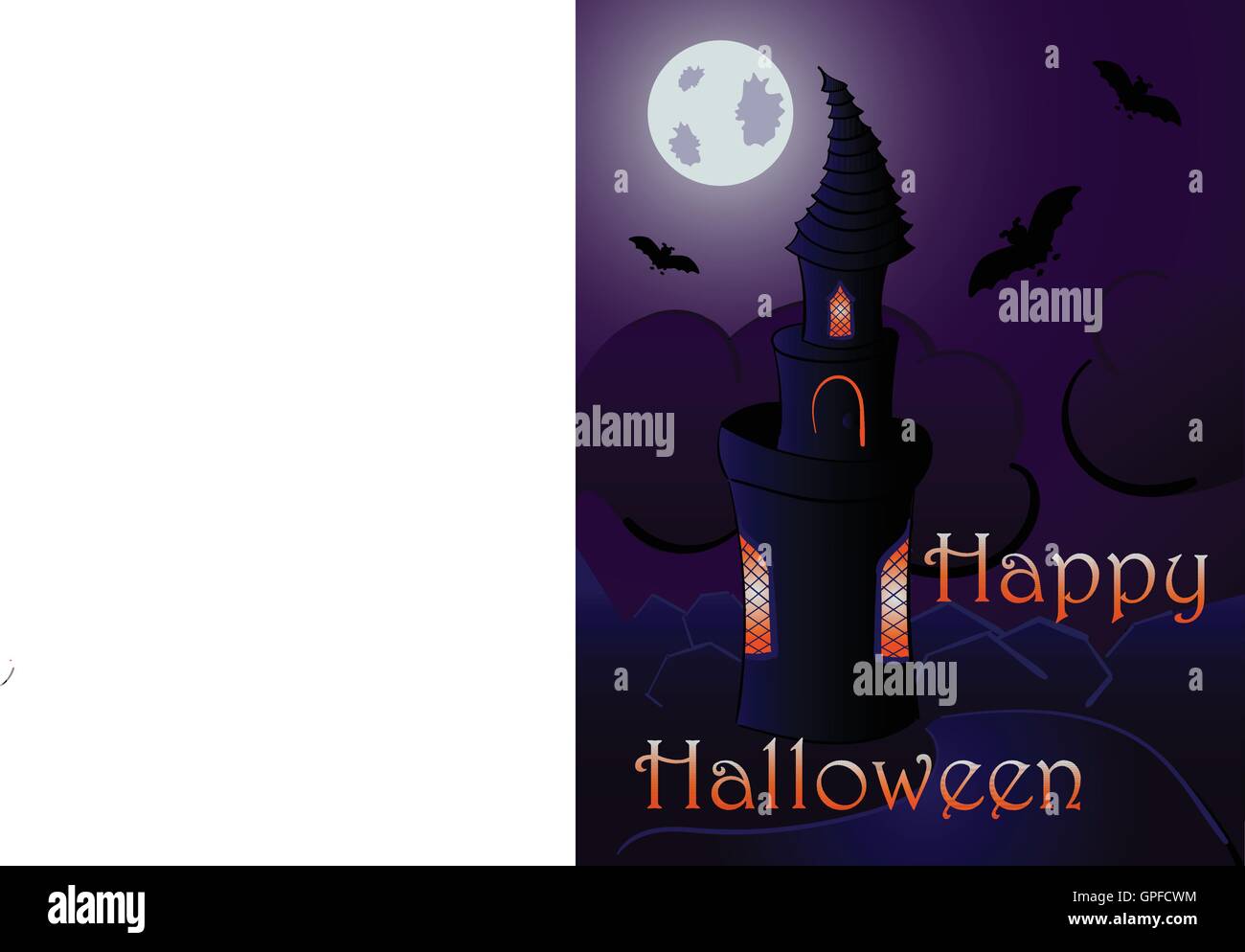 halloween background. vector Stock Vector Image & Art - Alamy