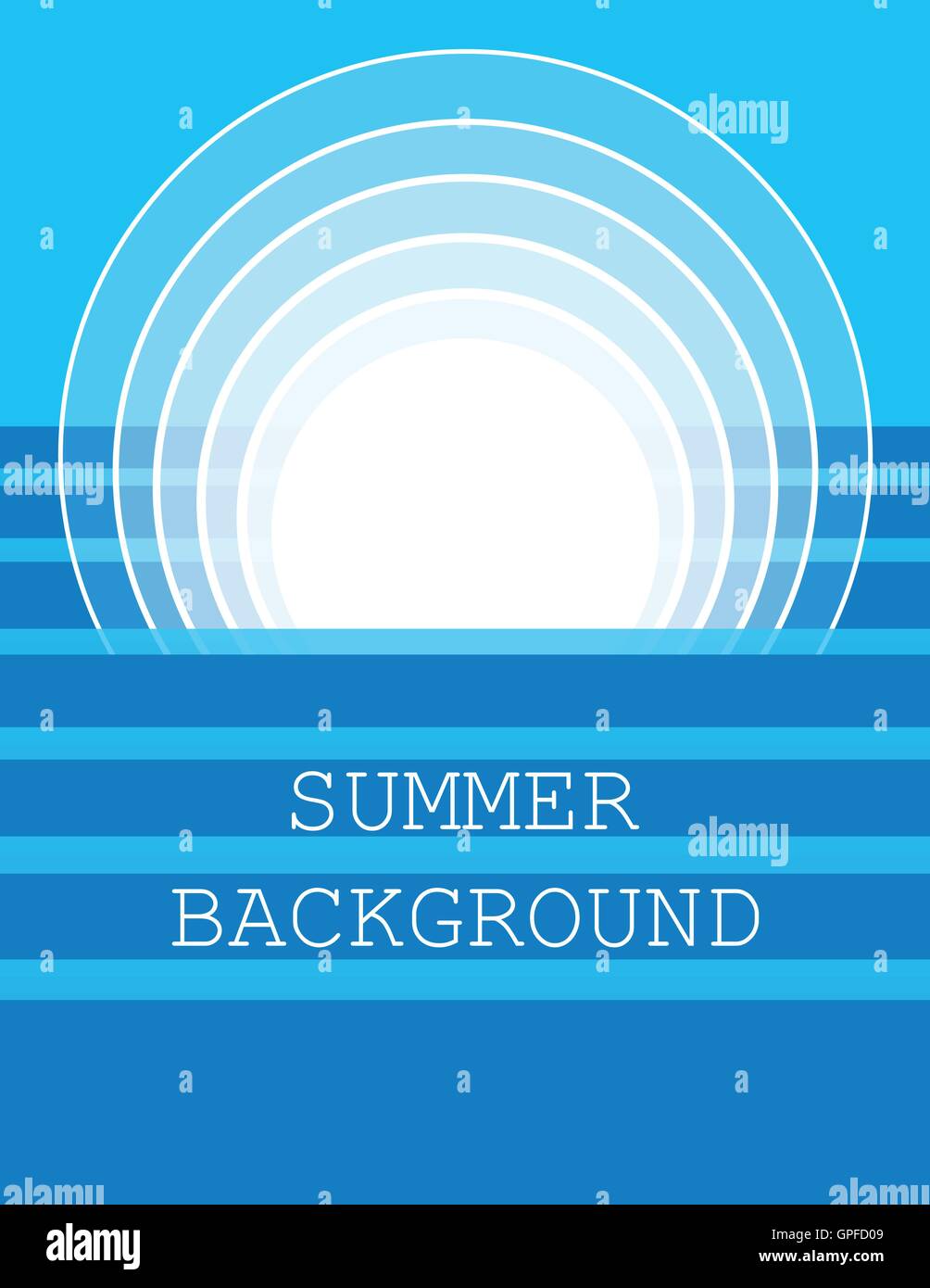 summer background. vector Stock Vector Image & Art - Alamy