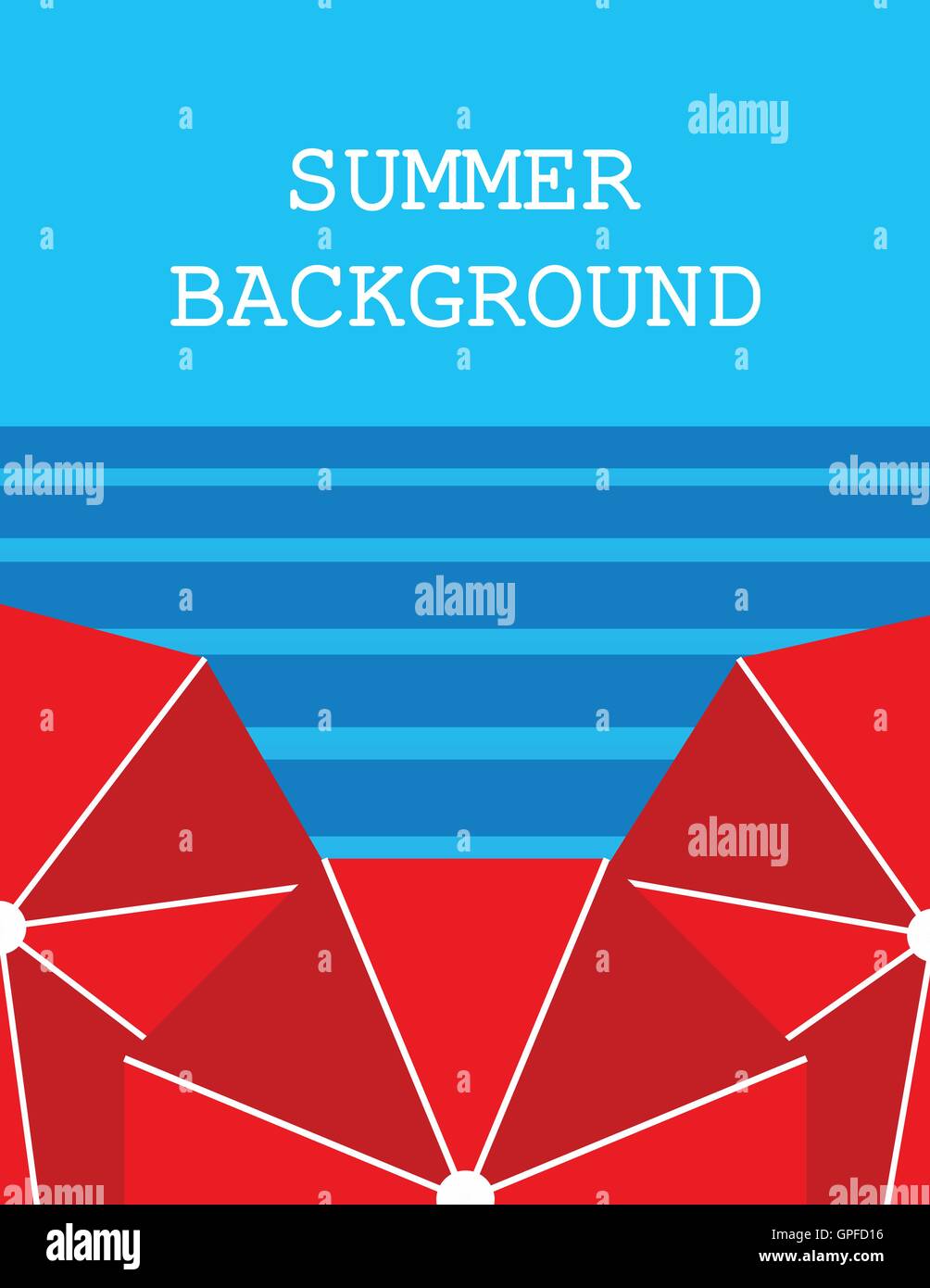 summer background. vector Stock Vector Image & Art - Alamy