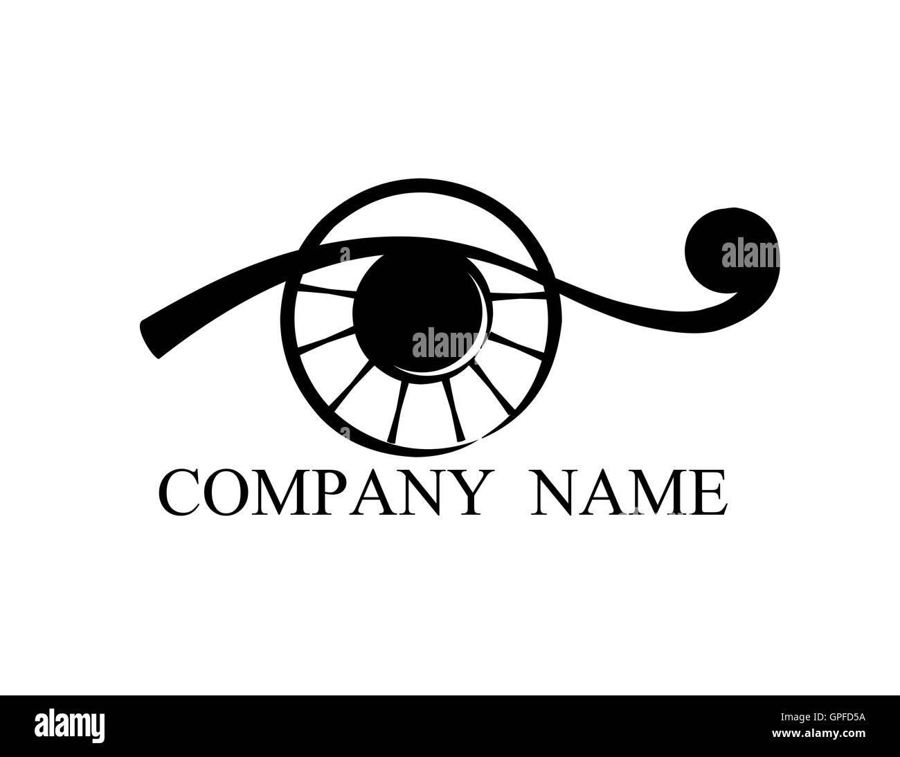 isolate abstract eye. vector Stock Vector Image & Art - Alamy