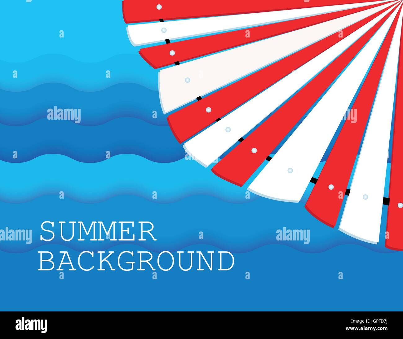 summer background. vector Stock Vector Image & Art - Alamy