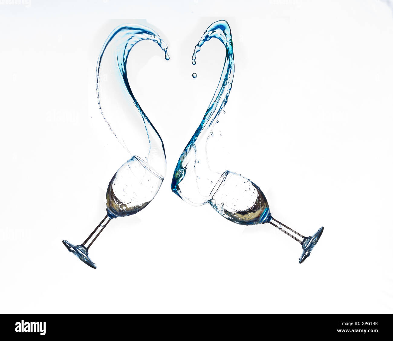 Wine Glass Spilling Drawing