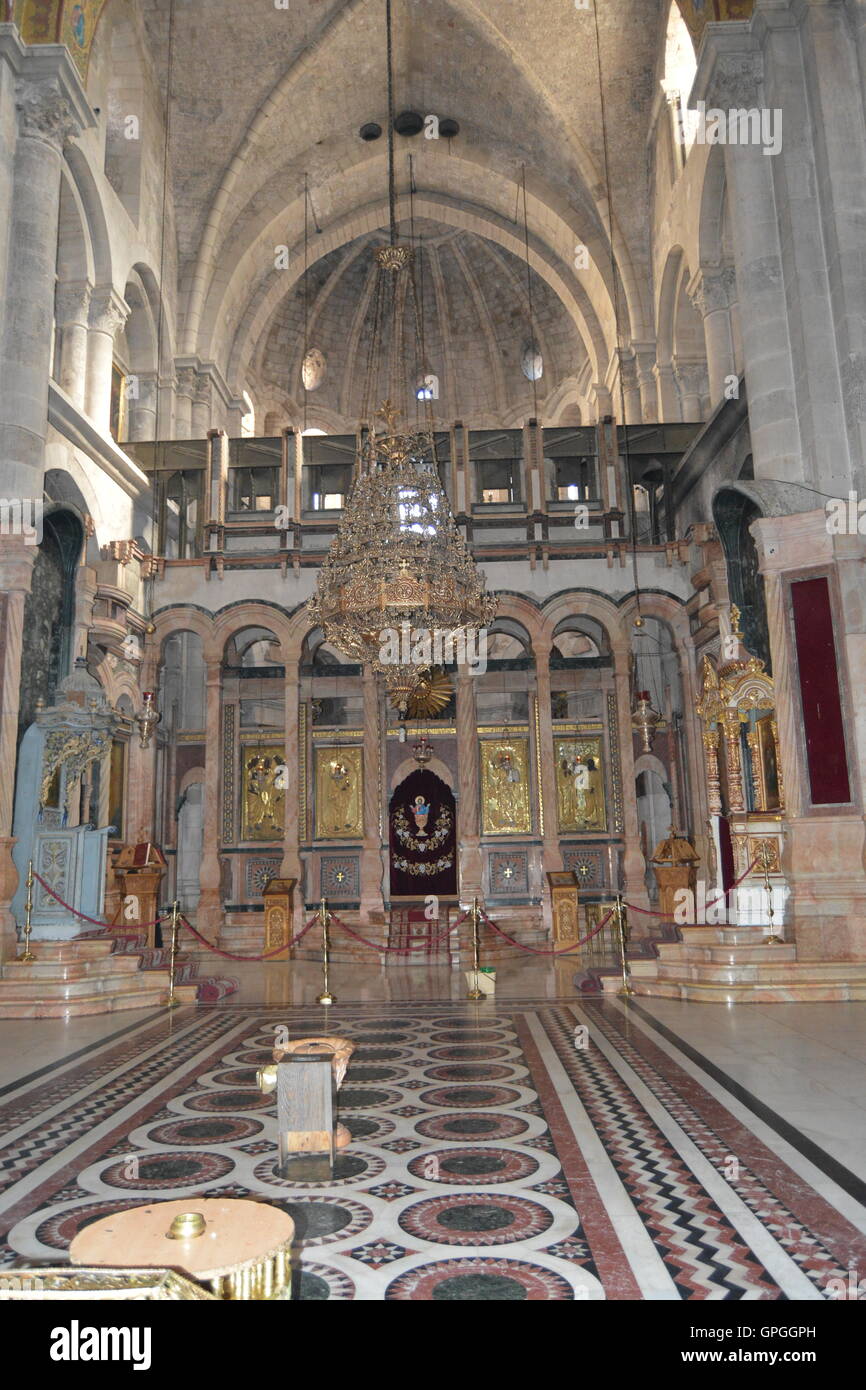 Israeli Church Church of the Holy Sepulchre, Jerusalem, Israel Stock Photo - Alamy