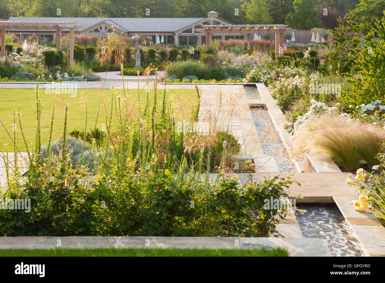The Gardens at Wynyard Hall. Summer, July 2016. The estate is owned by