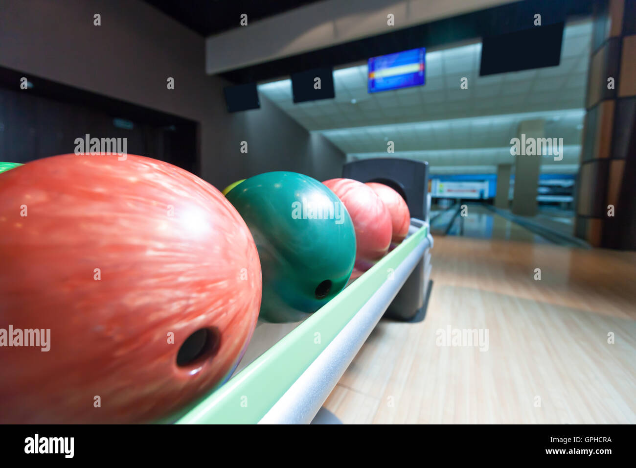 Bowling ball rack hires stock photography and images Alamy