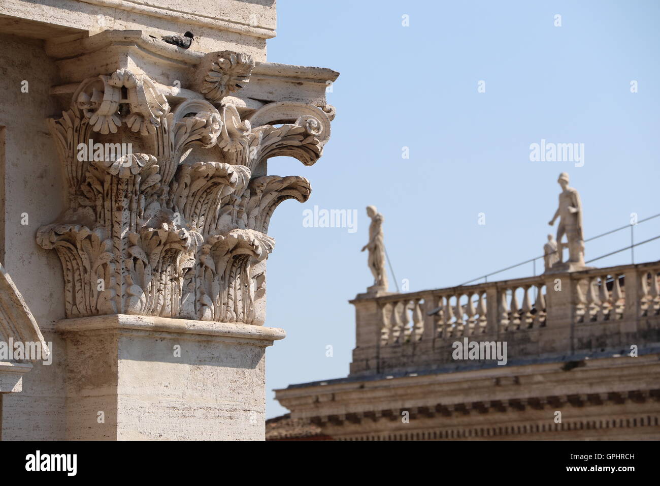 The Capitoline museums in Rome Stock Photo - Alamy