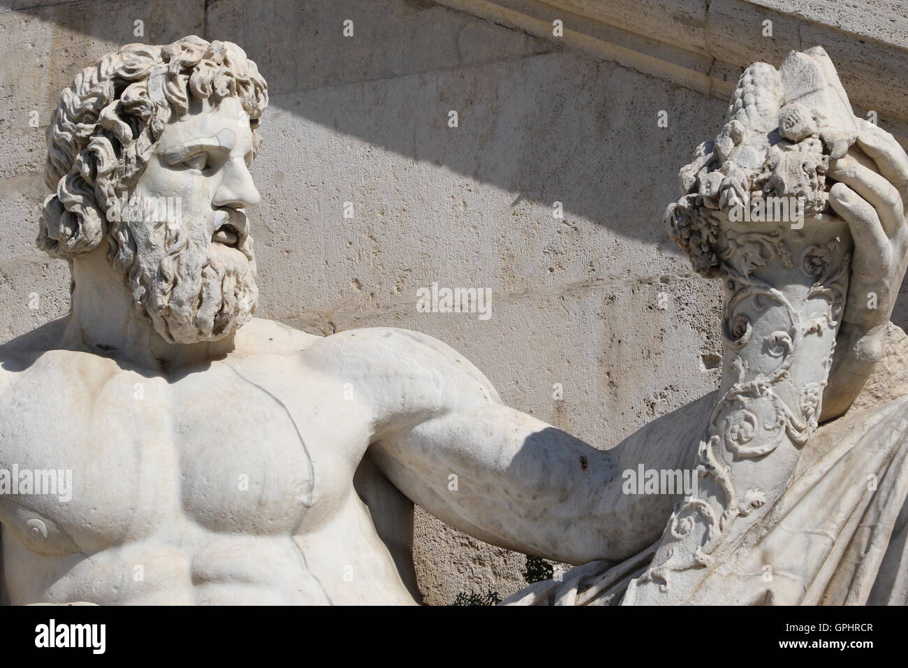 Statue of the Capitoline Hill in Rome Stock Photo - Alamy