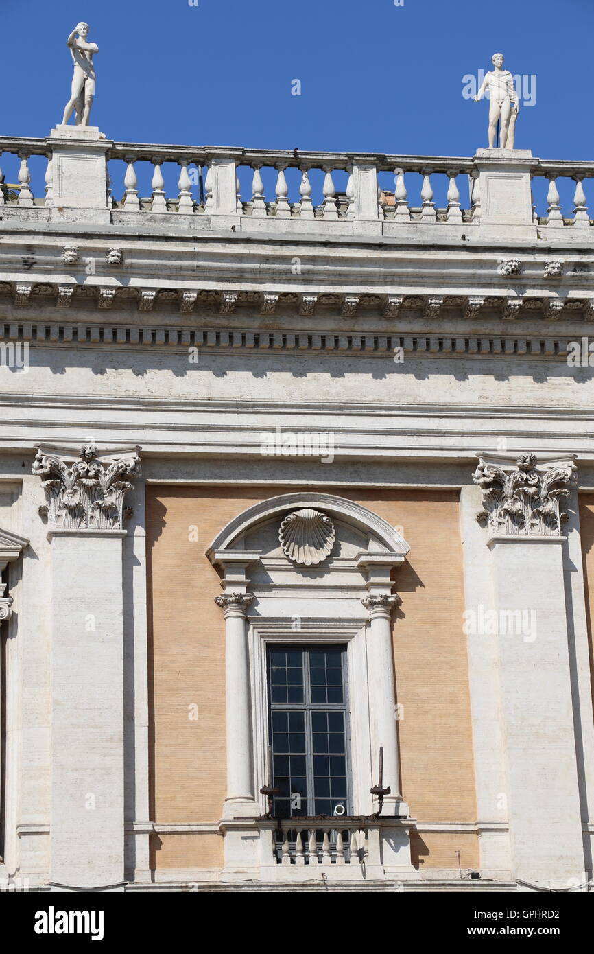 The Capitoline museums in Rome Stock Photo - Alamy