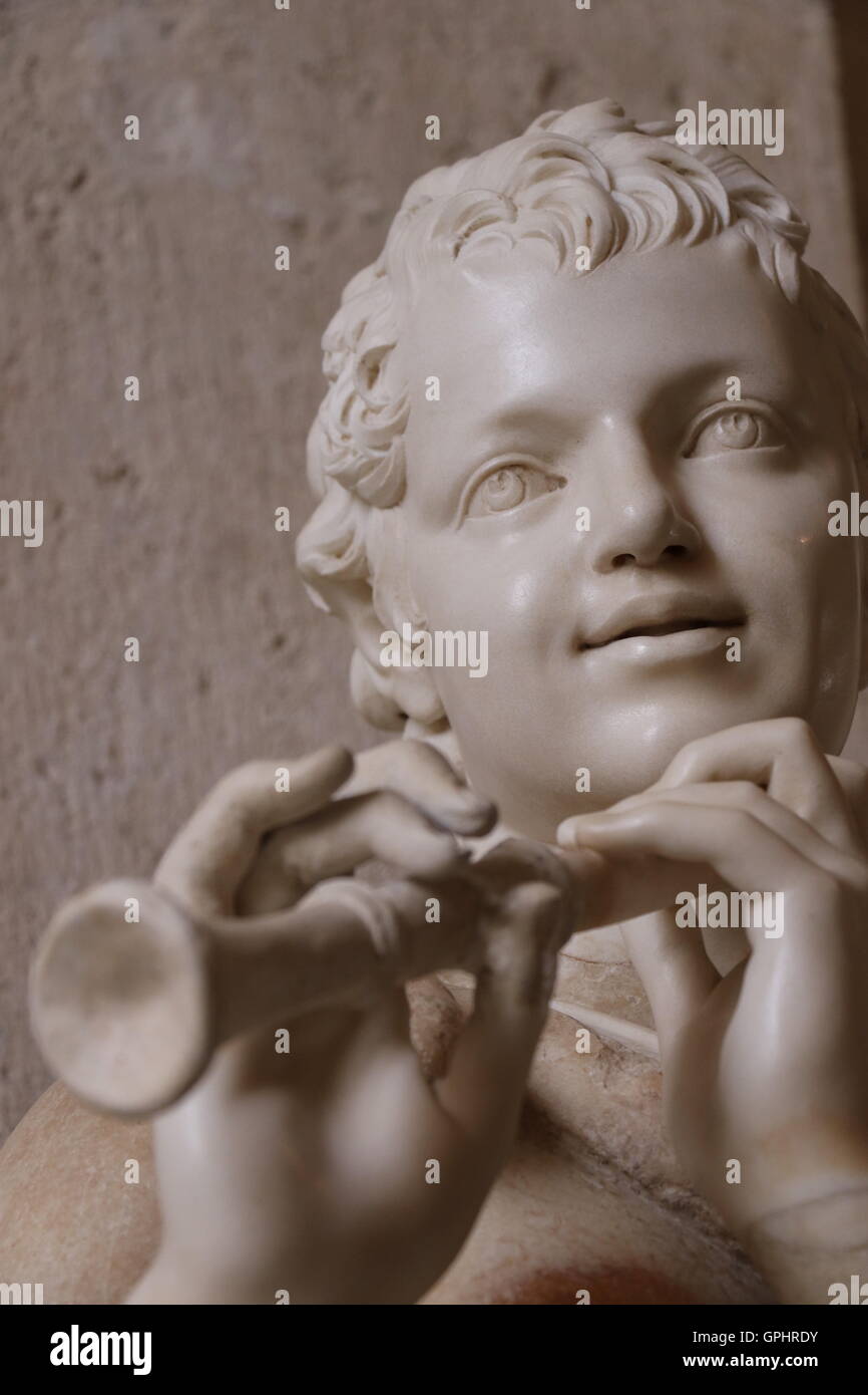 Antique sculpture in the Capitoline museums in Rome Stock Photo - Alamy