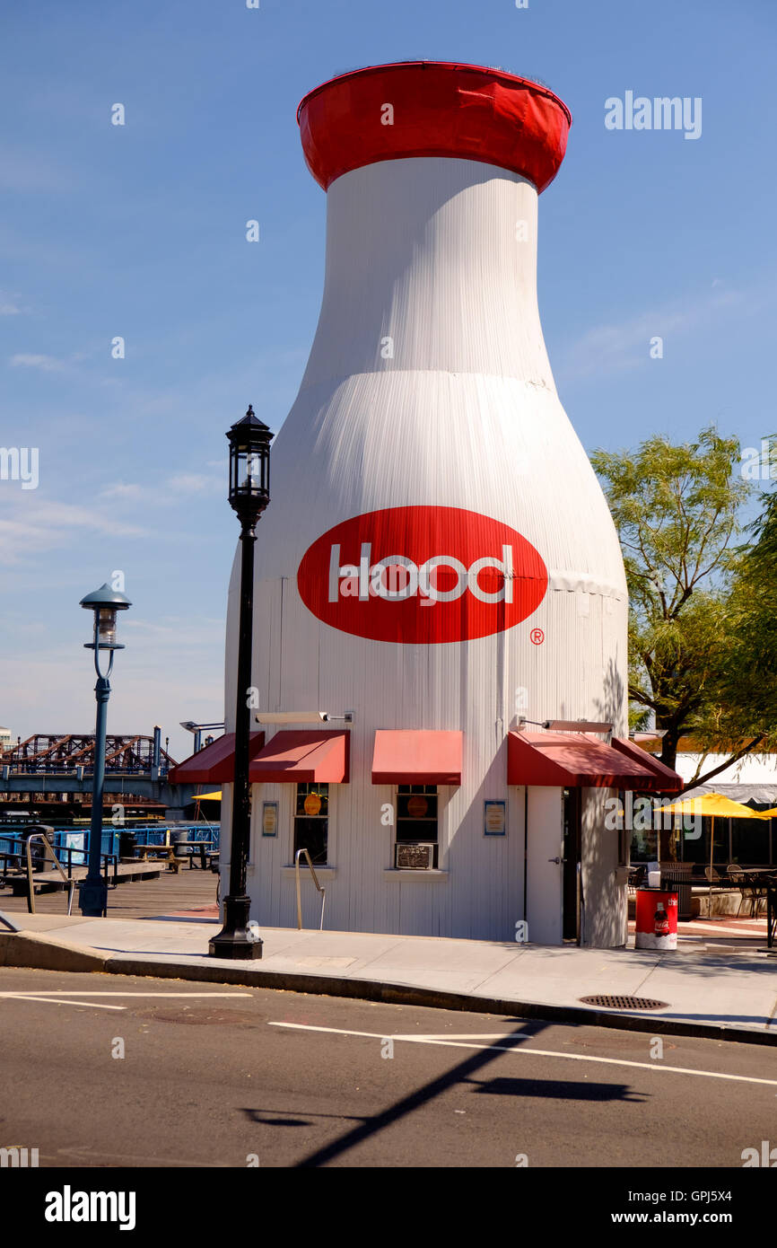 The Hood Milk Bottle, Boston, Massachusetts, USA Stock Photo Alamy