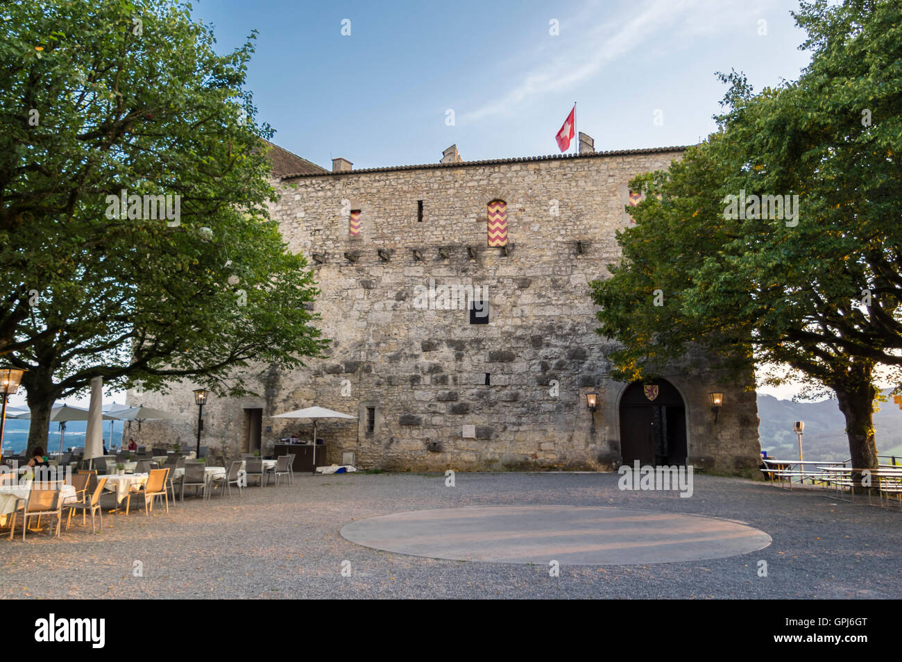 Habsburg castle, the originating seat of the House of Habsburg. View