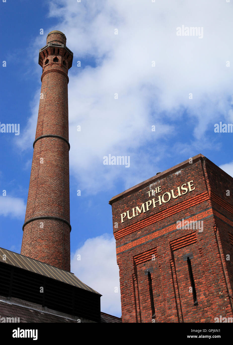 The Pumphouse on Albert Docks, Liverpool, England, Europe Stock Photo