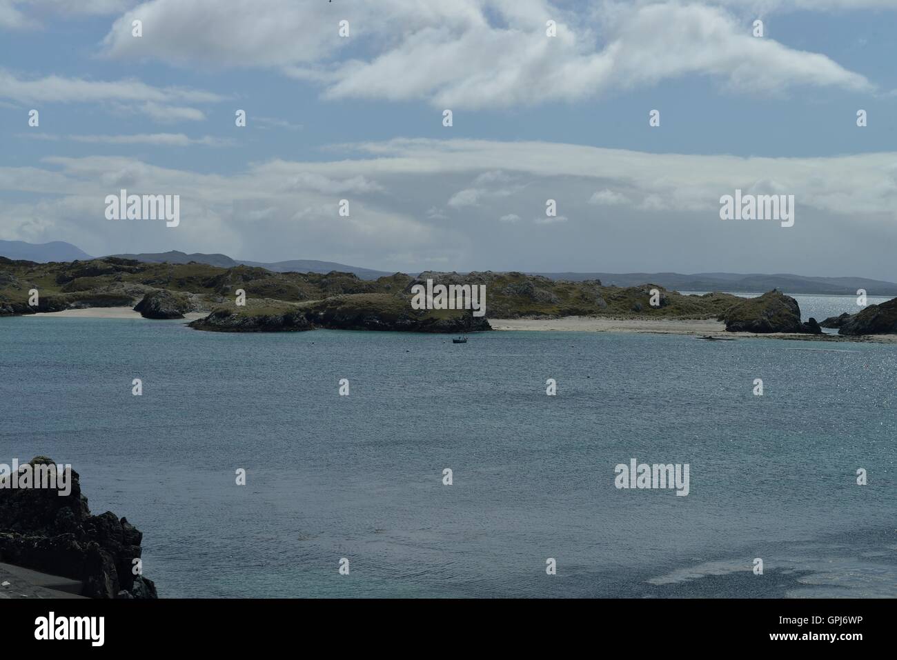 Inishbofin is an Irish island in County Galway 8 km from the Connemara ...