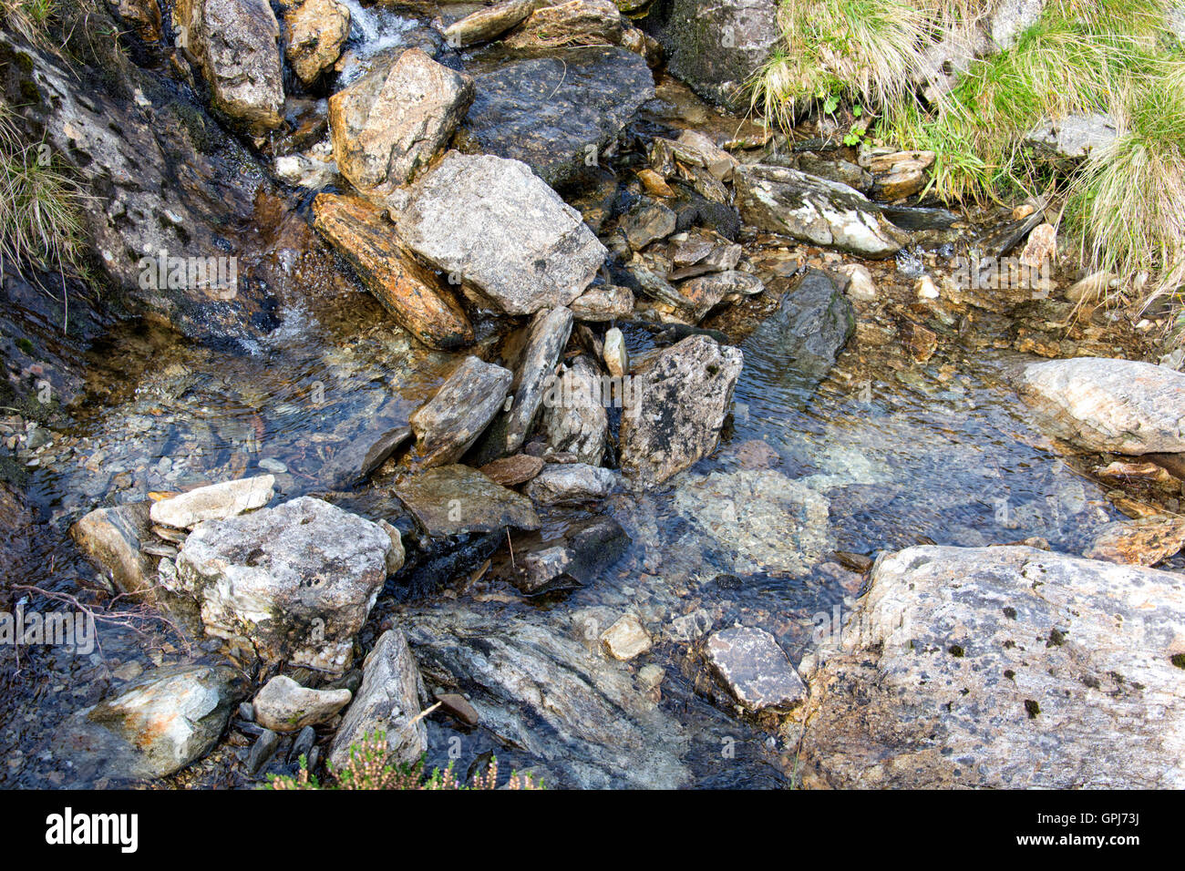 Mountain rock pool Stock Photo - Alamy