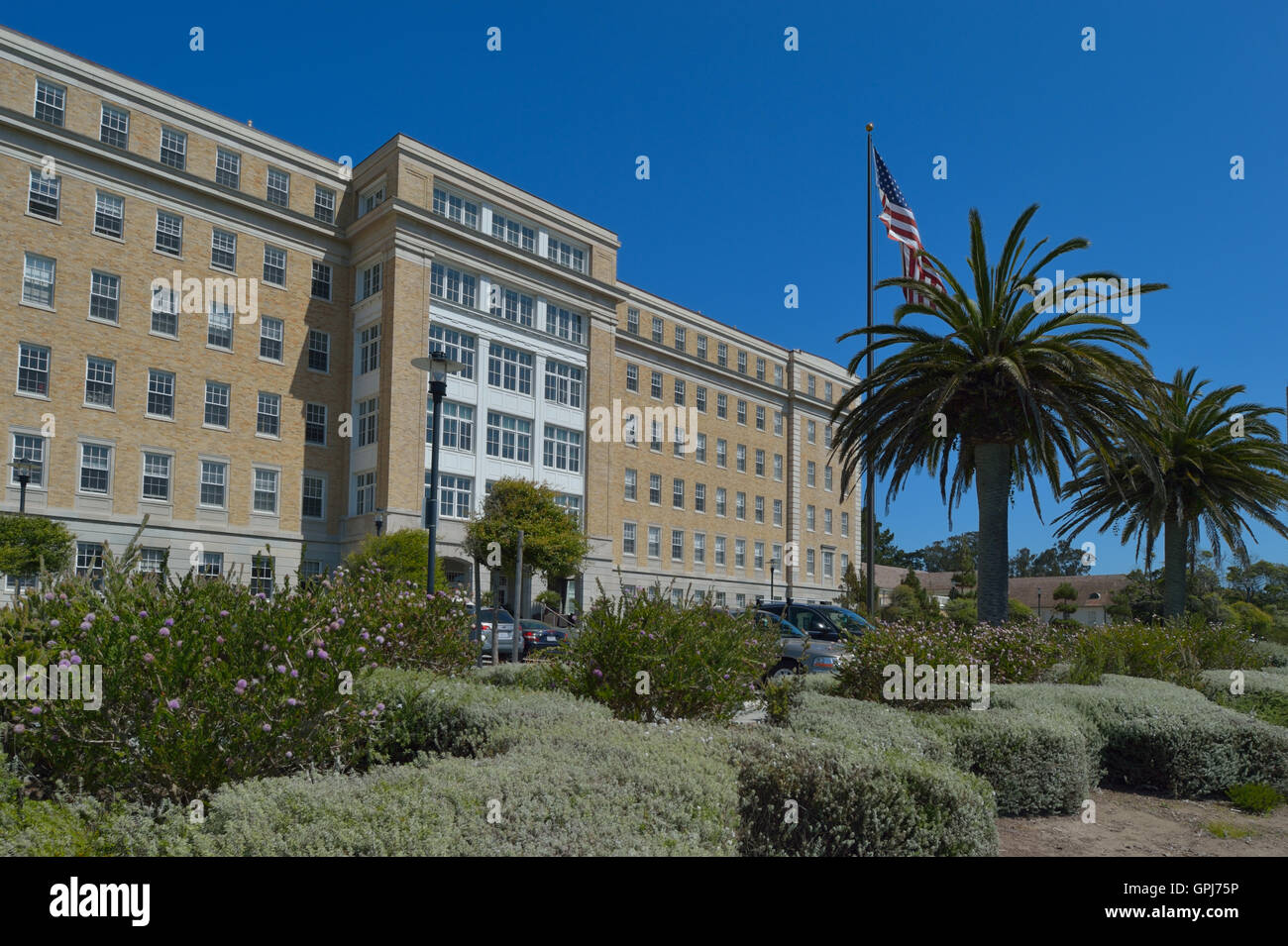 The Presidio Landmark (former Marine Hospital), San Francisco CA Stock