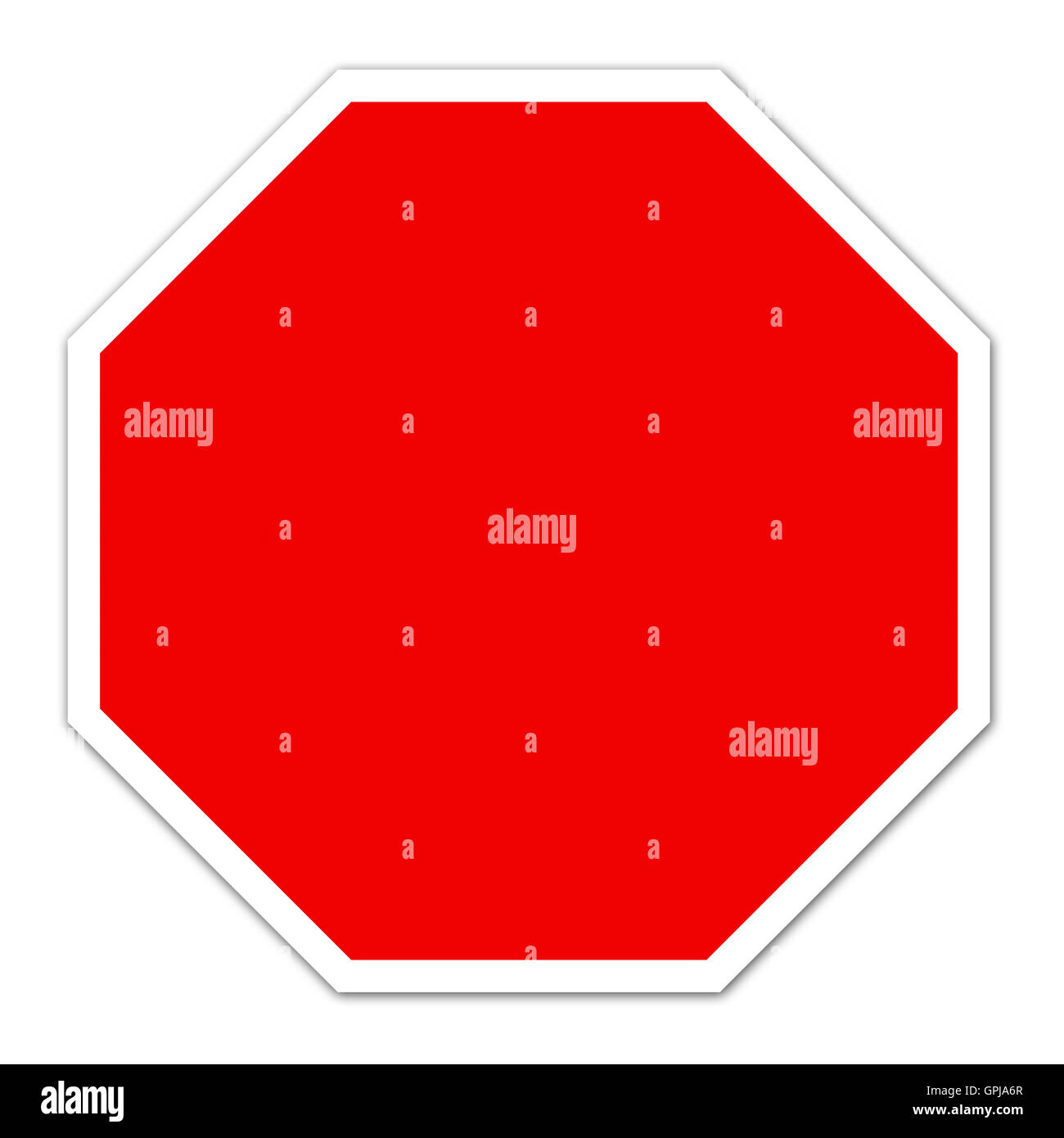 red blank sign Stock Photo Alamy