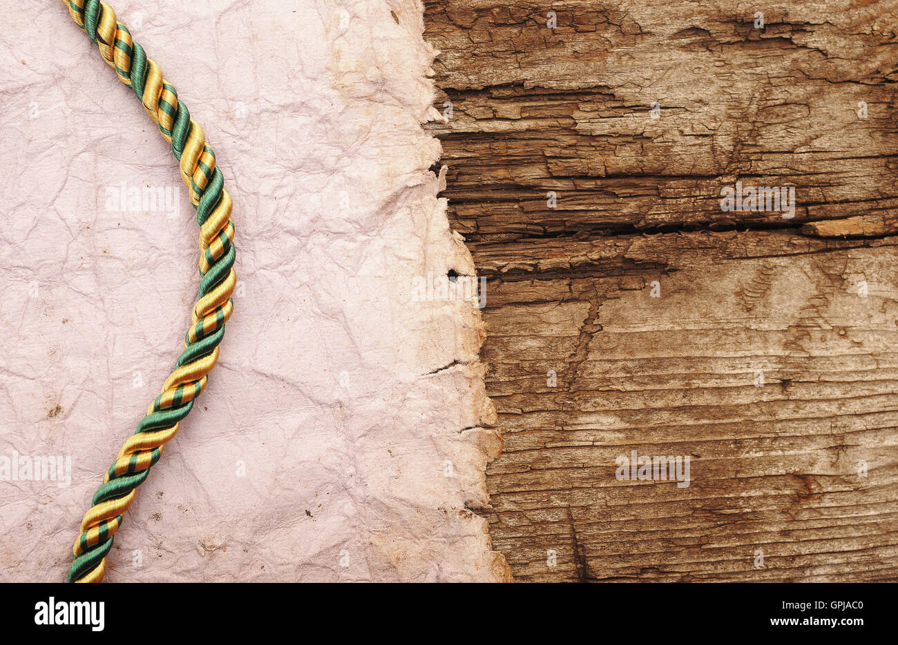 ropes on old vintage ancient paper background texture Stock Photo - Alamy