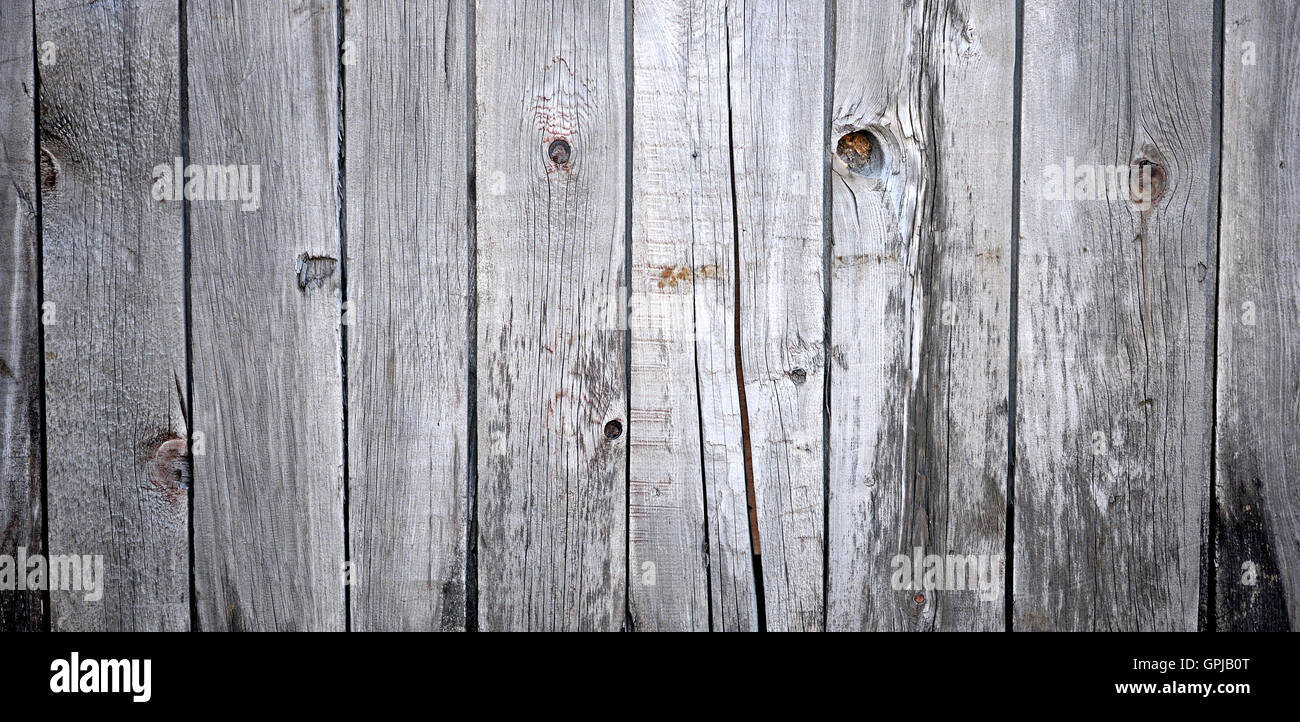 Close up of gray wooden fence panels Stock Photo - Alamy