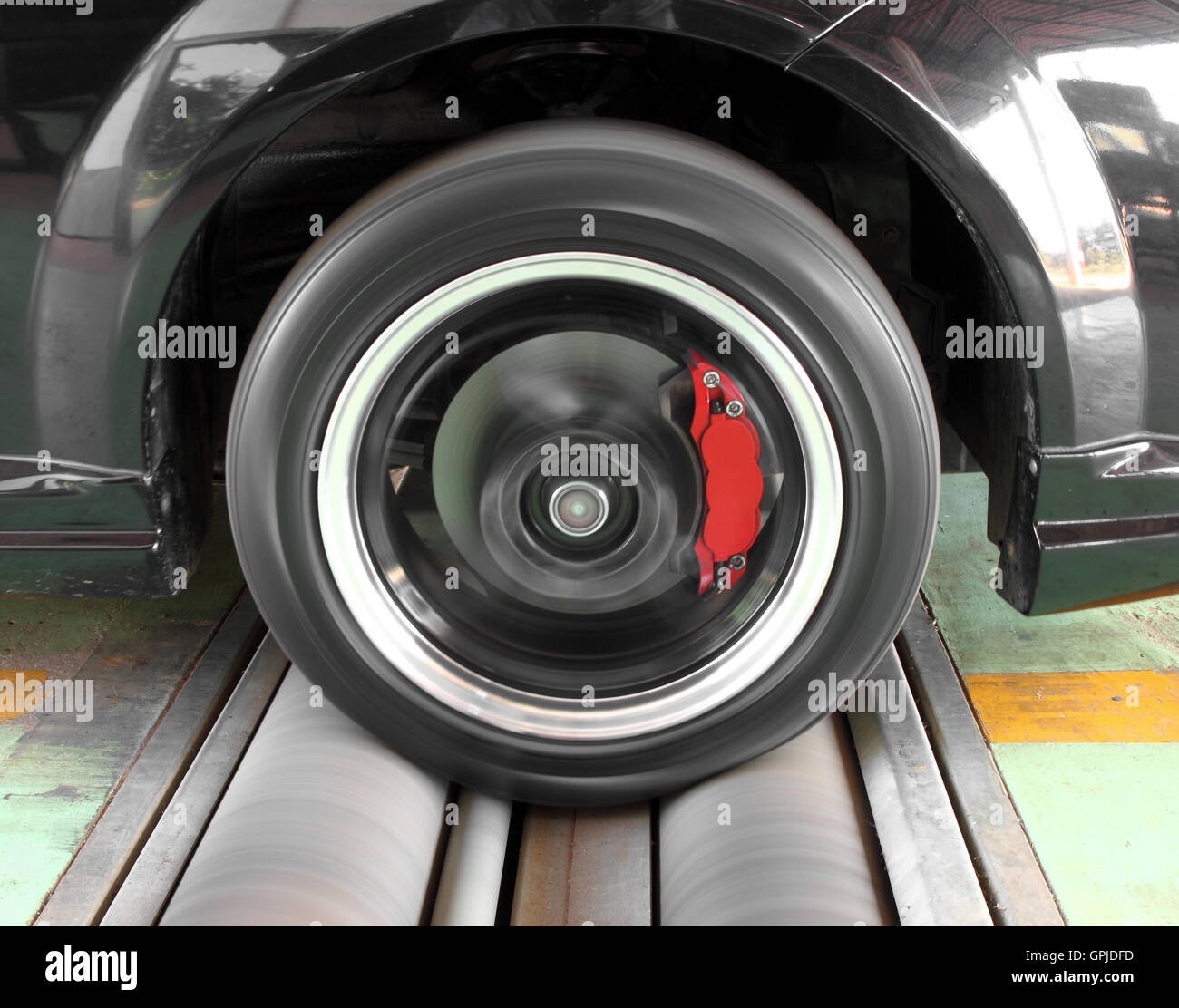 brake testing system Stock Photo Alamy
