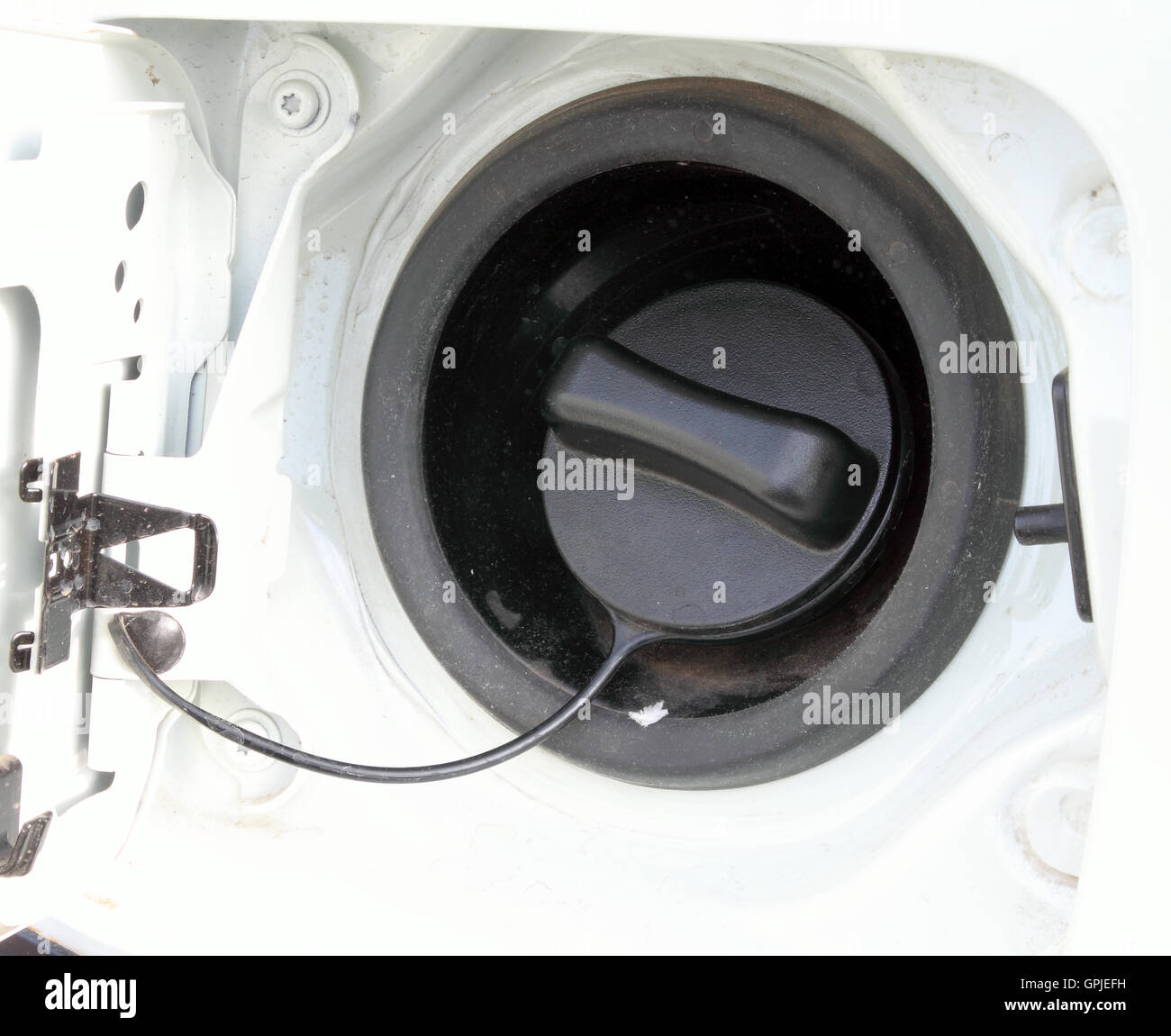 close up of a petrol cap Stock Photo Alamy