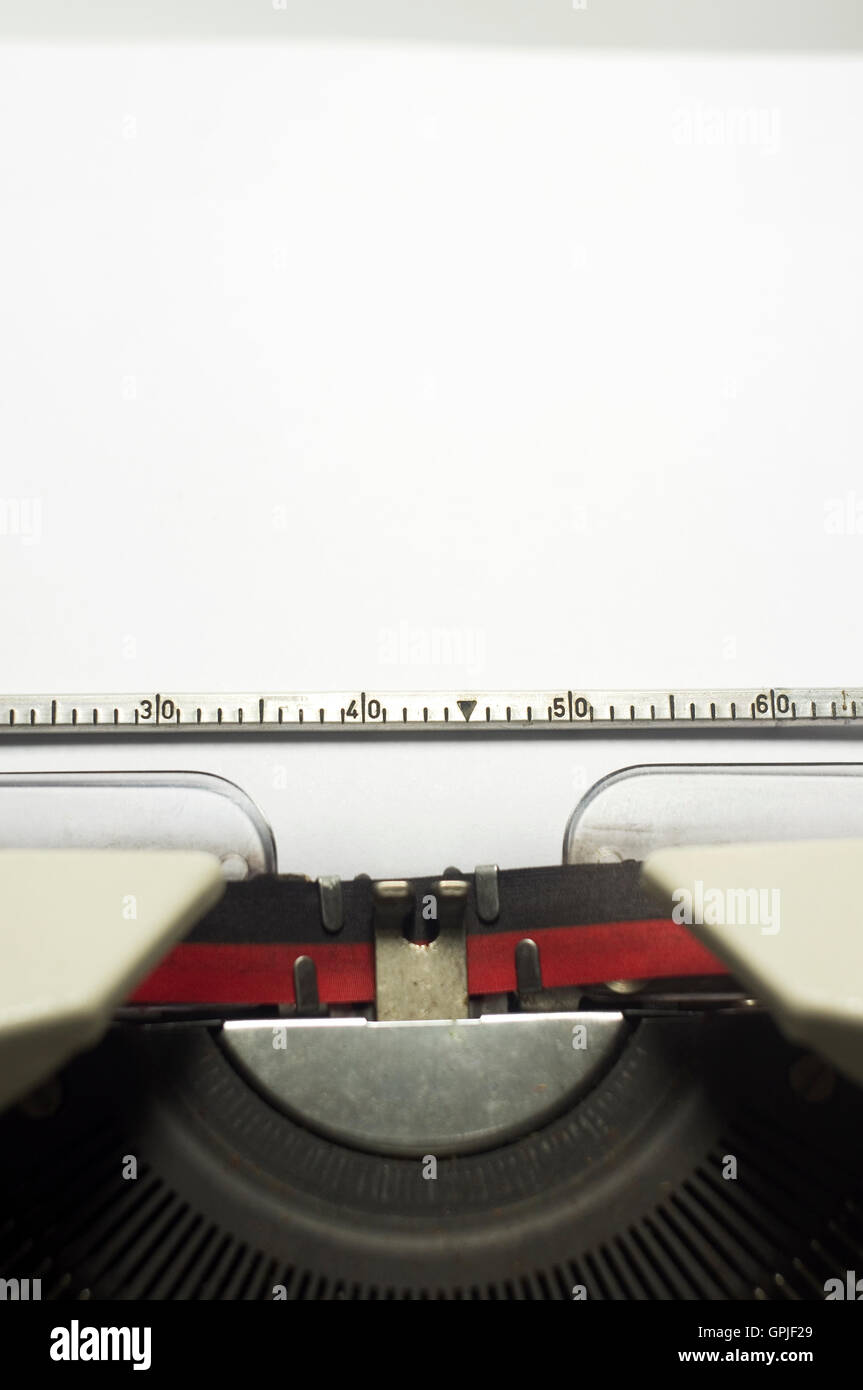 typewriter message Stock Photo