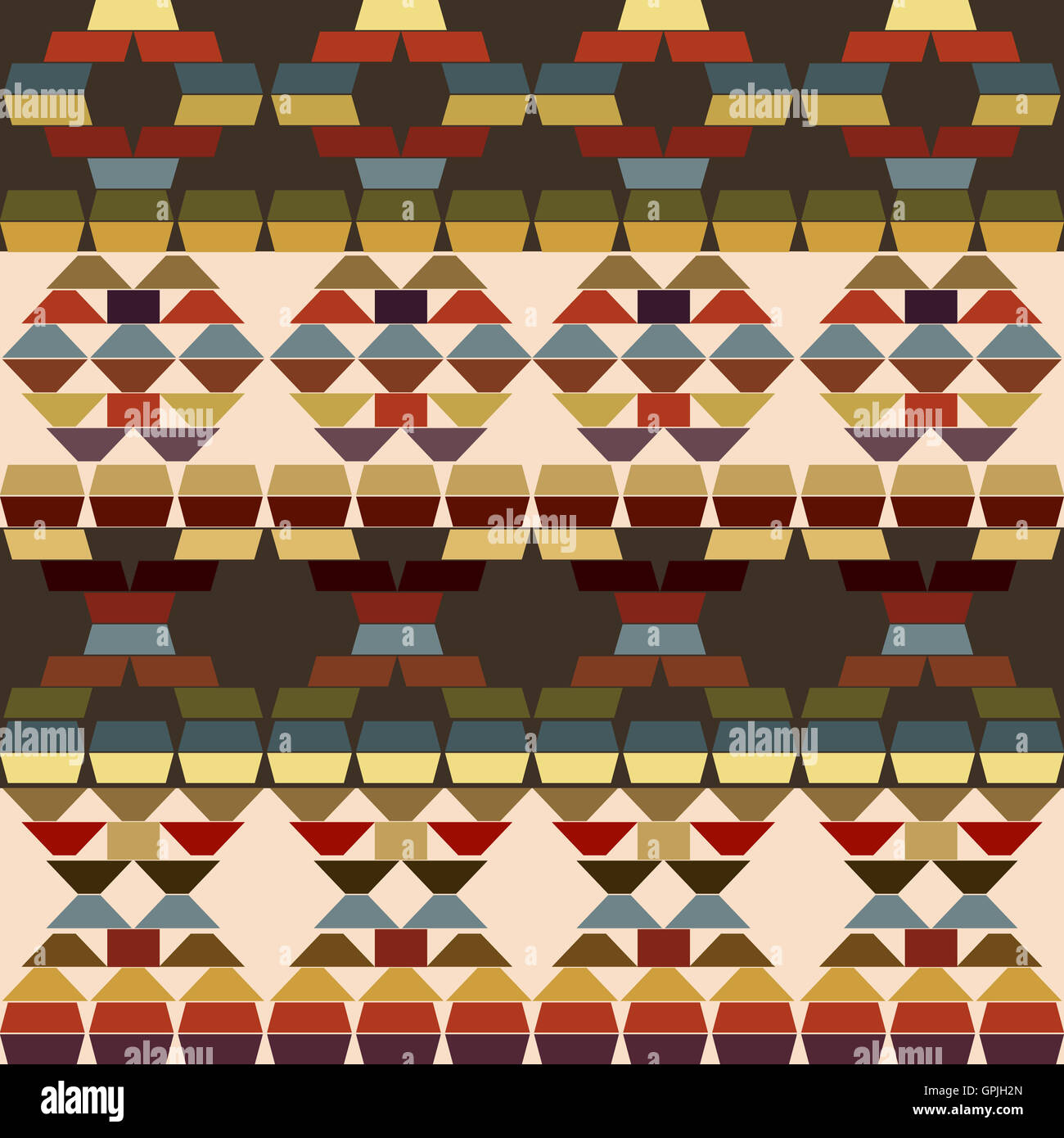 Ethnic motifs background made of stripes Stock Photo - Alamy
