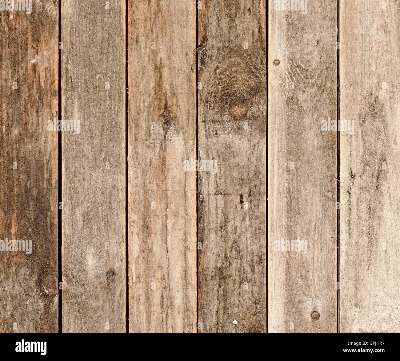 Close up of gray wooden fence panels Stock Photo - Alamy