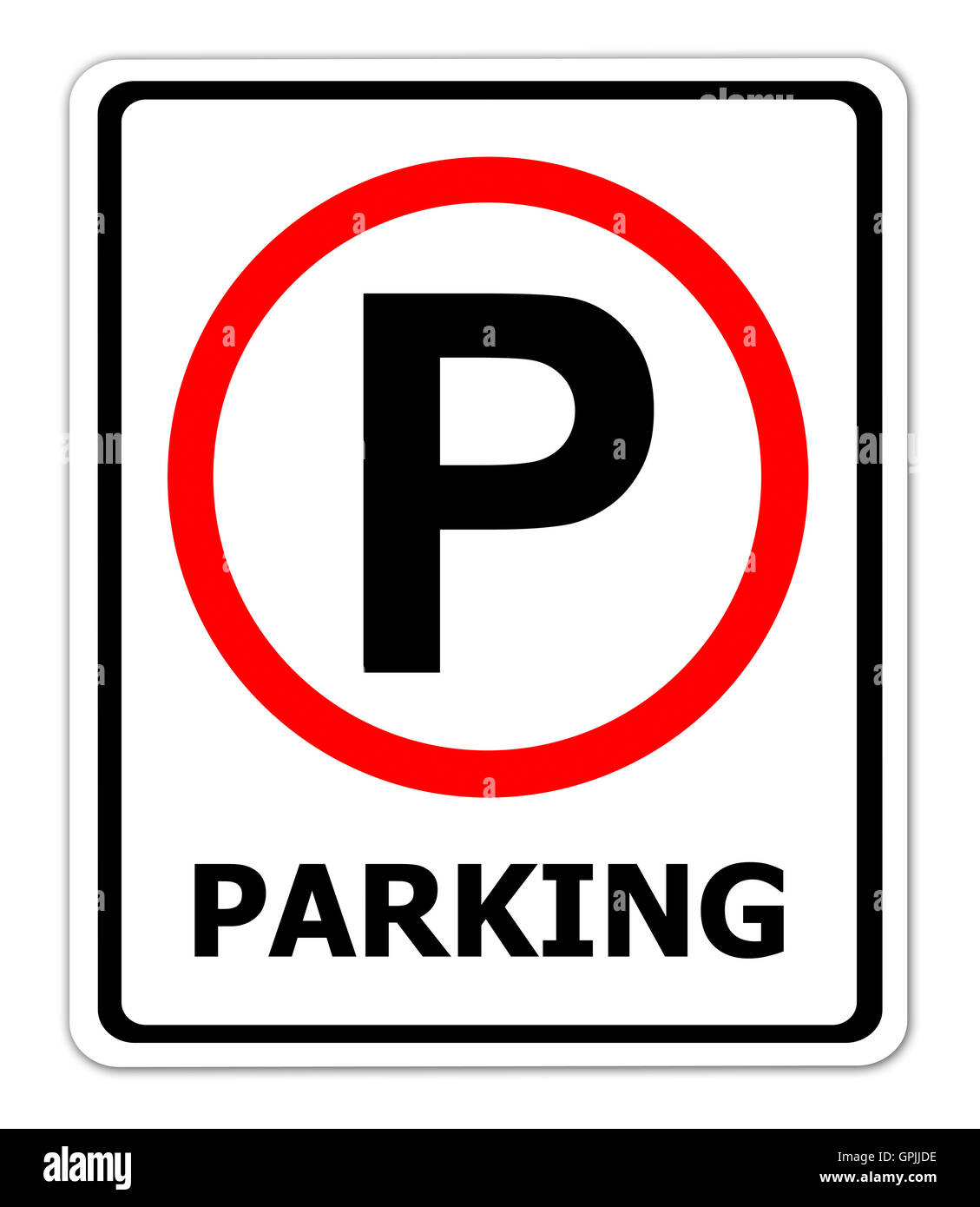 Parking traffic sign Stock Photo Alamy