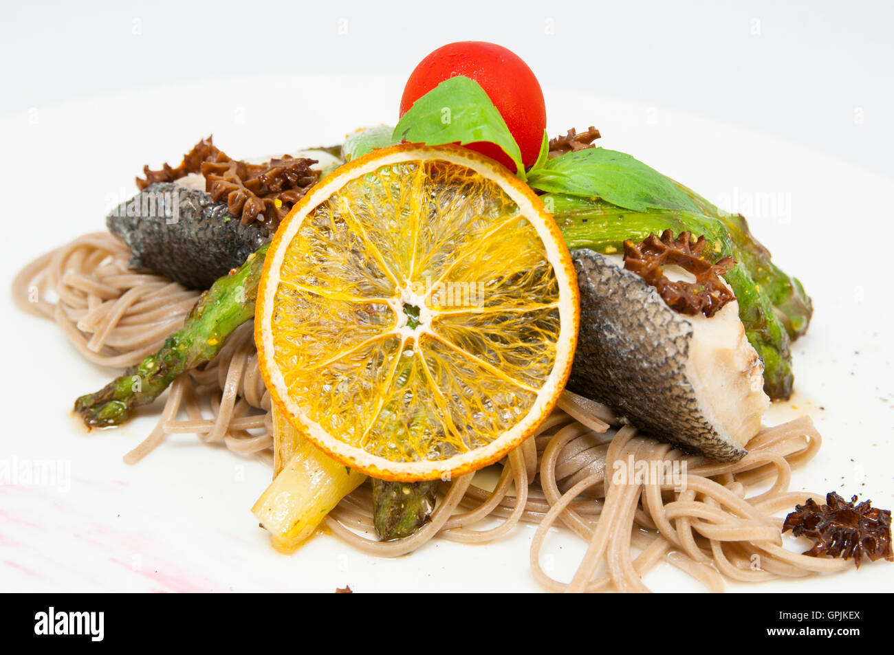 baked fish fillets Stock Photo - Alamy