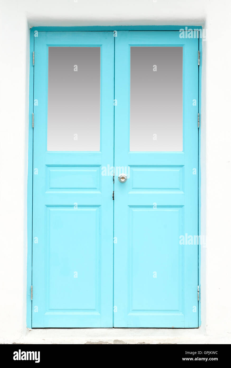 Greek Style door Stock Photo Alamy