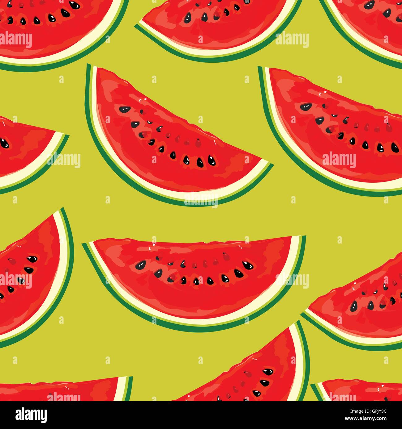 Seamless pattern watermelons Stock Vector Image & Art - Alamy