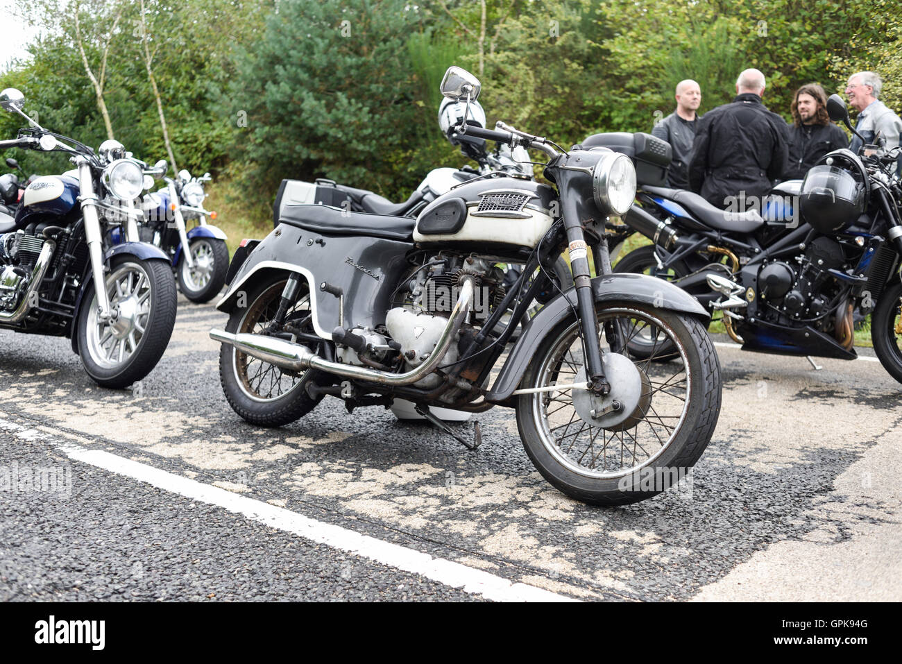 Mansfield,Nottinghamshire,UK.04th September 2016Triumph motorcycles