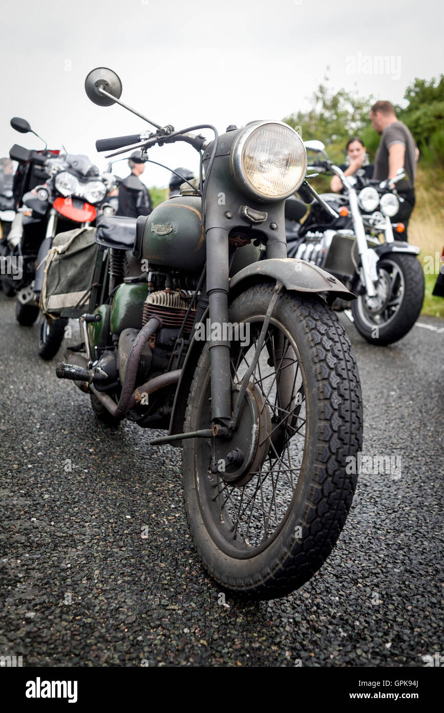 Mansfield,Nottinghamshire,UK.04th September 2016Triumph motorcycles