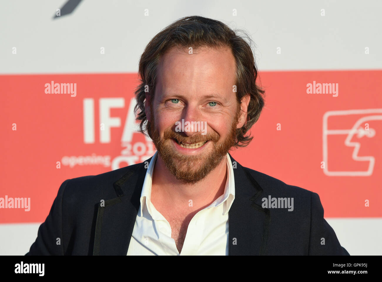 Berlin, Germany. 1st Sep, 2016. Actor Fabian Busch posing during the ...