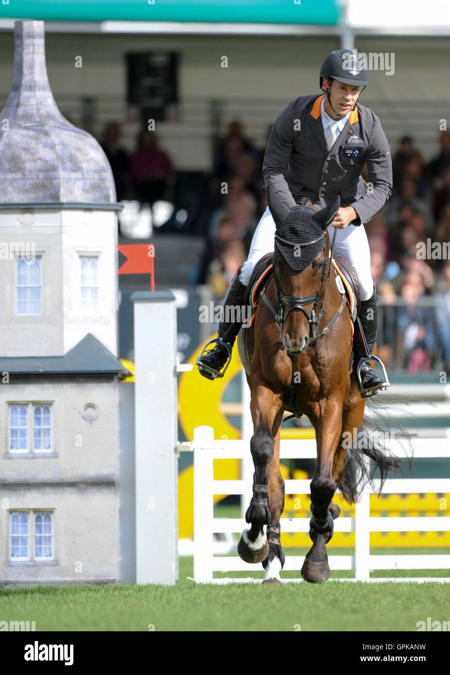 Christopher Burton winner of Burghley Stock Photo Alamy
