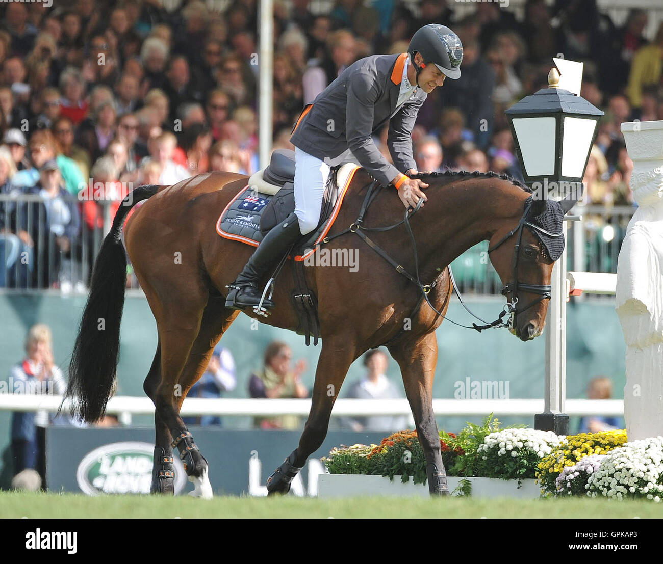 Christopher Burton winner of Burghley Stock Photo Alamy