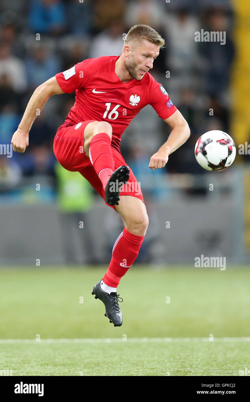 Astana, Kazakhstan. 4th September, 2016. Jakub Blaszczykowski (POL), Kazakhstan versus Poland, FIFA World Cup 2018 qualifier. The game ended in a 2-2 draw Credit: Action Plus Sports Images/Alamy Live News Stock Photo