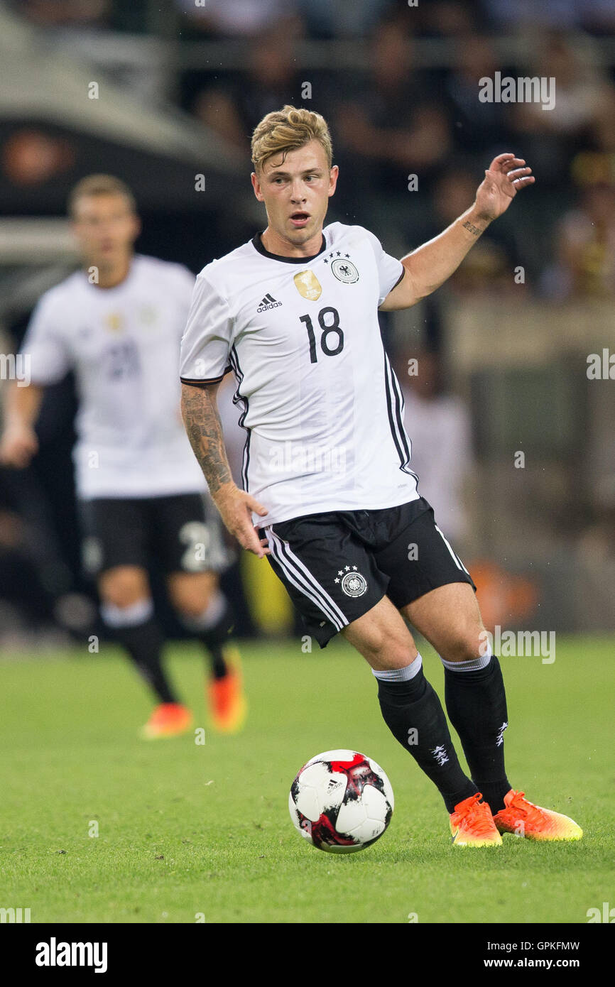 Germany's Max Meyer in action during the international soccer match ...