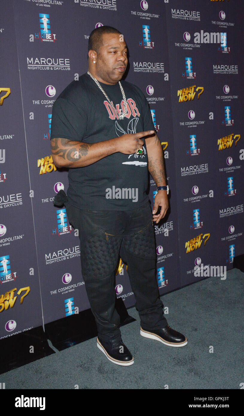 Las Vegas, Nevada, USA. 4th Sep, 2016. Rapper Busta Rhymes attends