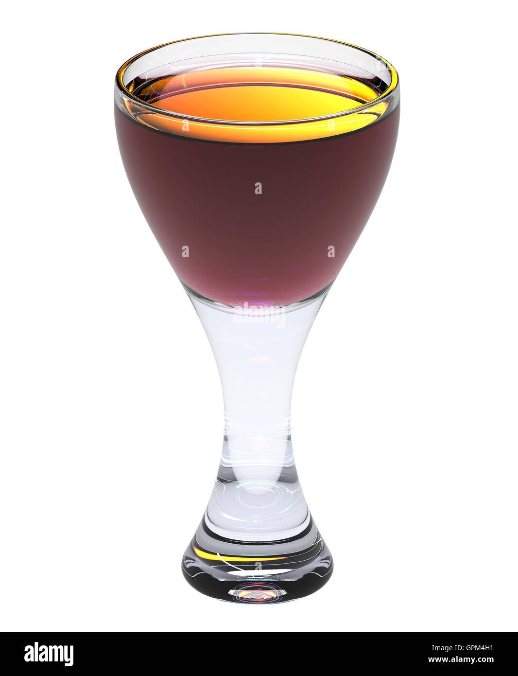Red wine glass isolated on white background Stock Photo - Alamy