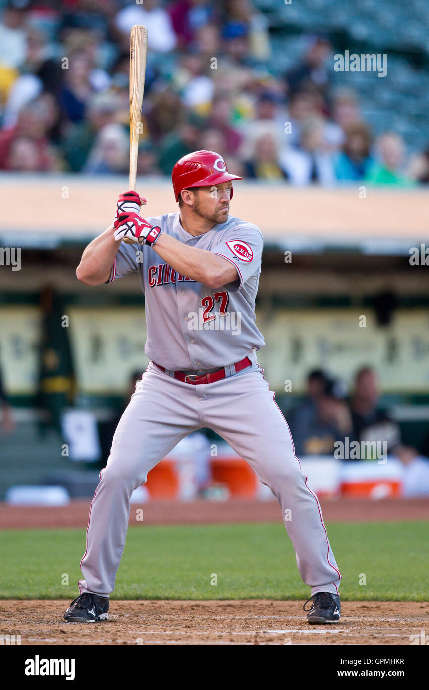 Scott Rolan Cincinnati Reds June 21, 2010; Oakland, CA, USA; Cincinnati Reds third baseman Scott ...