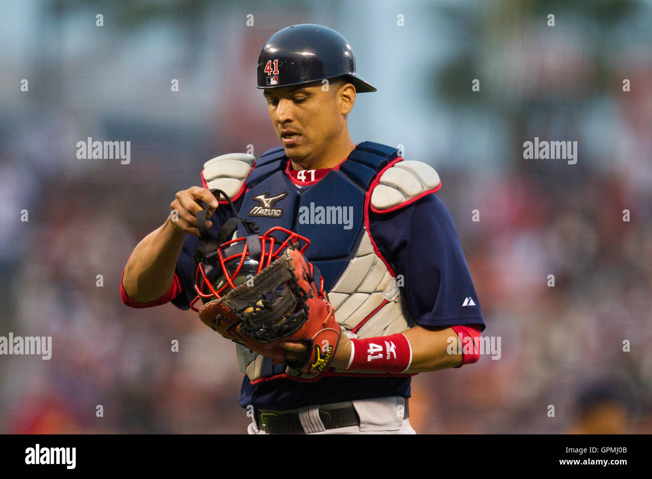 Catcher for boston red sox hi-res stock photography and images - Alamy